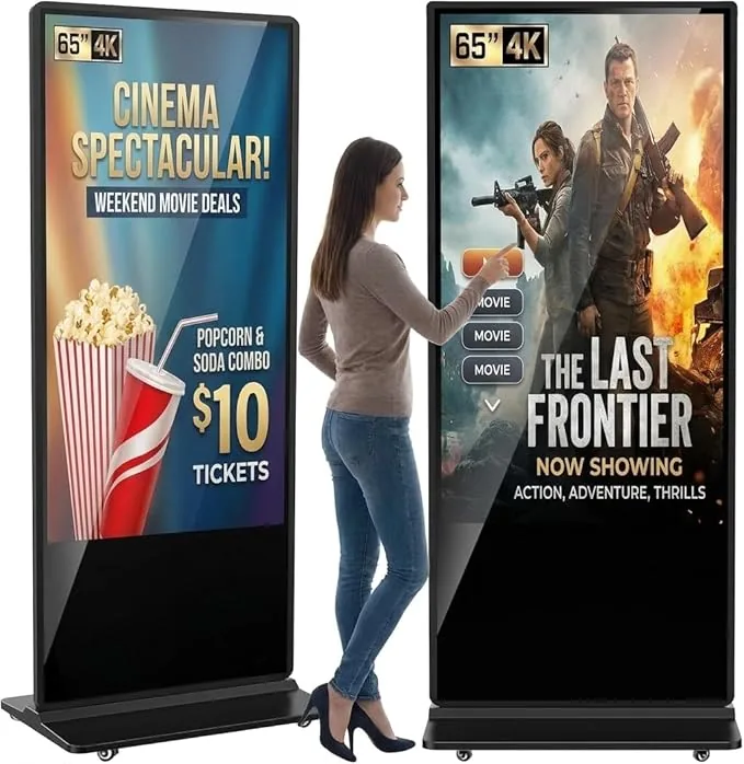Commercial-grade display built for continuous operation